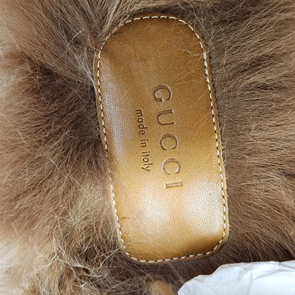 Gucci Black Velvet Fur Lined Loafers❤️ - Picture 7 of 16